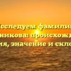 Исследуем фамилию Кузовникова: происхождение, история, значение и склонение