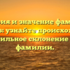История и значение фамилии Газдиев: узнайте происхождение и правильное склонение вашей фамилии.