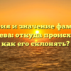 История и значение фамилии Ерпылева: откуда происходит и как его склонять?
