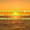История и значения фамилии Китц: всё, что вы хотели знать о происхождении и склонении