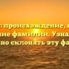 Кошеля: происхождение, история и значение фамилии. Узнайте, как правильно склонять эту фамилию.