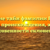 Открытие тайн фамилии Бруквин: история происхождения, значение и особенности склонения