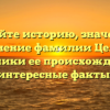 Познайте историю, значение и склонение фамилии Цельмс: источники ее происхождения и интересные факты!
