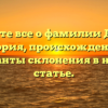 Узнайте все о фамилии Дичек: история, происхождение и варианты склонения в нашей статье.