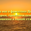 Узнайте все о фамилии Дорощук: история, происхождение и склонение в одной статье