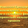 Фамилия Брендер: происхождение, история, значение и склонение фамилии – учимся правильно называть своих предков