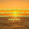 Фамилия Буякин: все, что нужно знать — происхождение, история и склонение в именительном падеже