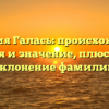 Фамилия Галась: происхождение, история и значение, плюс полное склонение фамилии