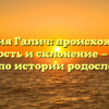 Фамилия Галич: происхождение, значимость и склонение — полный гайд по истории родословной