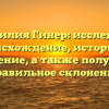 Фамилия Гинер: исследуем происхождение, историю и значение, а также получаем правильное склонение