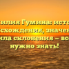 Фамилия Гумина: история происхождения, значение и правила склонения — все, что нужно знать!