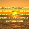Фамилия Данилушкин: происхождение, история и значение с исчерпывающими ответами на вопросы о ее склонении