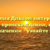 Фамилия Диксон: интересные факты о происхождении, истории и значении – узнайте все!