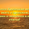 Фамилия Друбецкая: всё, что нужно знать о происхождении, истории и значении в одной статье!