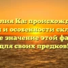 Фамилия Ка: происхождение, история и особенности склонения. Узнайте значение этой фамилии для своих предков!