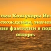 Фамилия Кожухарь: История происхождения, значение и склонение фамилии в подробном обзоре.