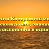 Фамилия Костромин: история происхождения, значение и правила склонения в одной статье