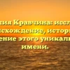 Фамилия Кравчина: исследуем происхождение, историю и значение этого уникального имени.