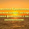 Фамилия Краснолобов: происхождение, история и значения фамилии с полным склонением.