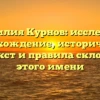 Фамилия Курнов: исследуем происхождение, исторический контекст и правила склонения этого имени