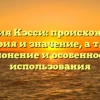 Фамилия Кэсси: происхождение, история и значение, а также склонение и особенности использования