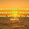 Фамилия Цук: история происхождения, значение и склонение, которые вы должны знать