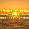 Фамилия Чукарина: историческое значение, происхождение и правила склонения
