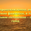 Байзак: происхождение, история и значение фамилии, а также правильное склонение — полный гайд