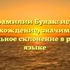 Все о фамилии Бунак: история, происхождение, значимость и правильное склонение в русском языке