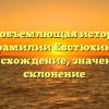 Всеобъемлющая история фамилии Евстюхин: происхождение, значение и склонение