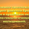 Исследование происхождения и истории фамилии Брюхин: значение и правильное склонение для генеалогических исследований.