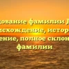 Исследование фамилии Далгат: происхождение, история и значение, полное склонение фамилии
