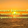 Исследуем фамилию Диас: исторический обзор, значения и правила склонения