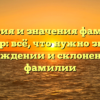 История и значения фамилии Грабор: всё, что нужно знать о происхождении и склонении этой фамилии