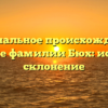 Оригинальное происхождение и значение фамилии Бюх: история и склонение