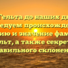 От Гельта до наших дней: исследуем происхождение, историю и значение фамилии Гельт, а также секреты правильного склонения
