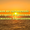 От истоков до склонений: узнайте все об истории и происхождении фамилии Боришполец.
