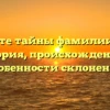 Познайте тайны фамилии Добби: история, происхождение и особенности склонения