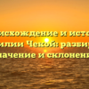 Происхождение и история фамилии Чекой: разбираем значение и склонение