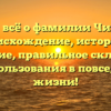 Узнайте всё о фамилии Чинилкин: происхождение, история и значение, правильное склонение для использования в повседневной жизни!