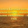 Фамилия Балика: история происхождения, значение и правильное склонение – полный гид