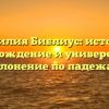 Фамилия Библиус: история, происхождение и универсальное склонение по падежам