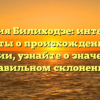 Фамилия Билиходзе: интересные факты о происхождении и истории, узнайте о значении и правильном склонении!