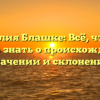 Фамилия Блашке: Всё, что вам нужно знать о происхождении, значении и склонении