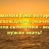 Фамилия Бобб: история происхождения, значения и правила склонения – все, что нужно знать!