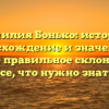 Фамилия Бонько: история, происхождение и значение, а также правильное склонение — все, что нужно знать