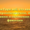 Фамилия Гаун: всё, что вам нужно знать о происхождении, истории, значении и склонении этой фамилии