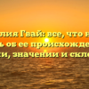 Фамилия Гвай: все, что нужно знать об ее происхождении, истории, значении и склонении