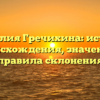 Фамилия Гречихина: история происхождения, значение и правила склонения