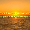 Фамилия Гюмюшлю: история, значения и грамматика